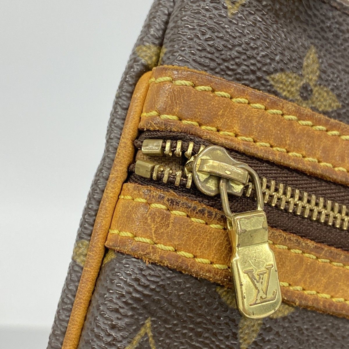Louis Vuitton Shoulder Bag Monogram Pochette Bosphore Brown — view 7