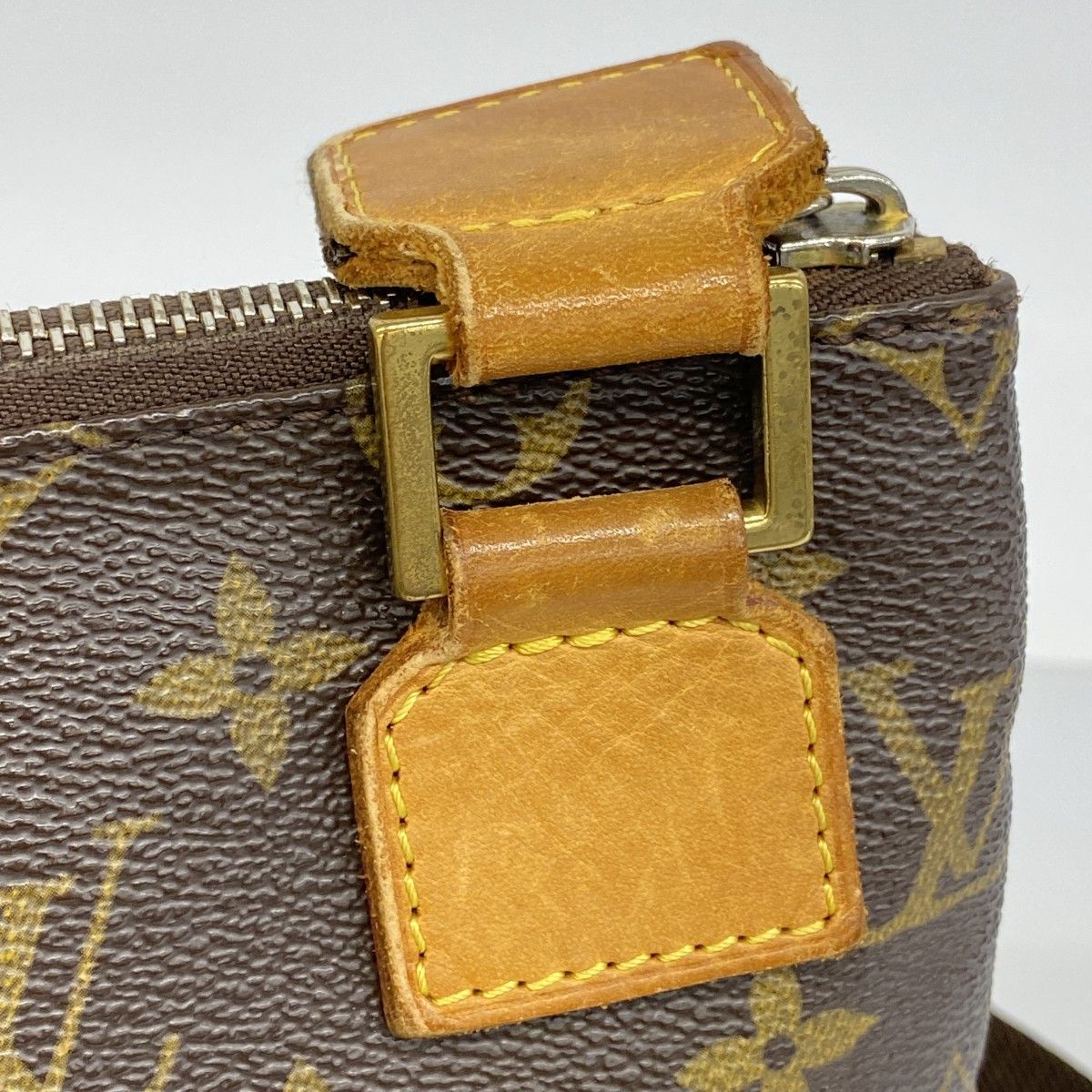 Louis Vuitton Shoulder Bag Monogram Pochette Bosphore Brown — view 8
