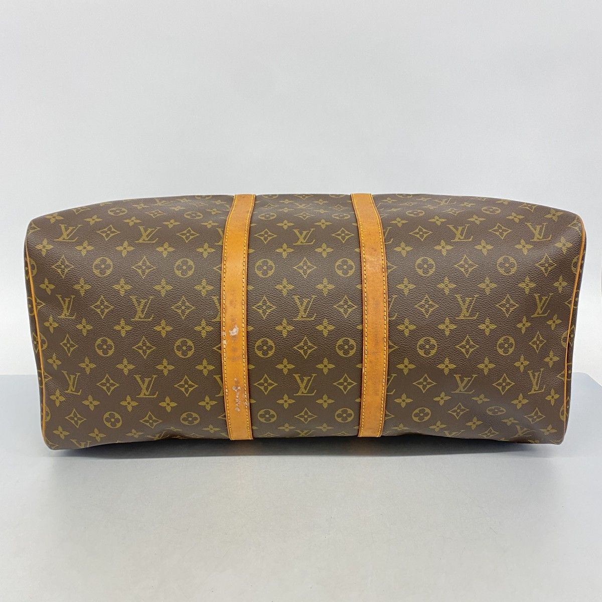 Louis Vuitton Boston Bag Monogram Keepall 55 Brown — view 3