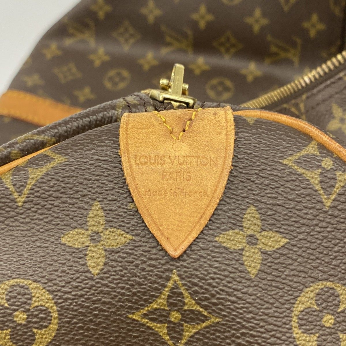 Louis Vuitton Boston Bag Monogram Keepall 55 Brown — view 5