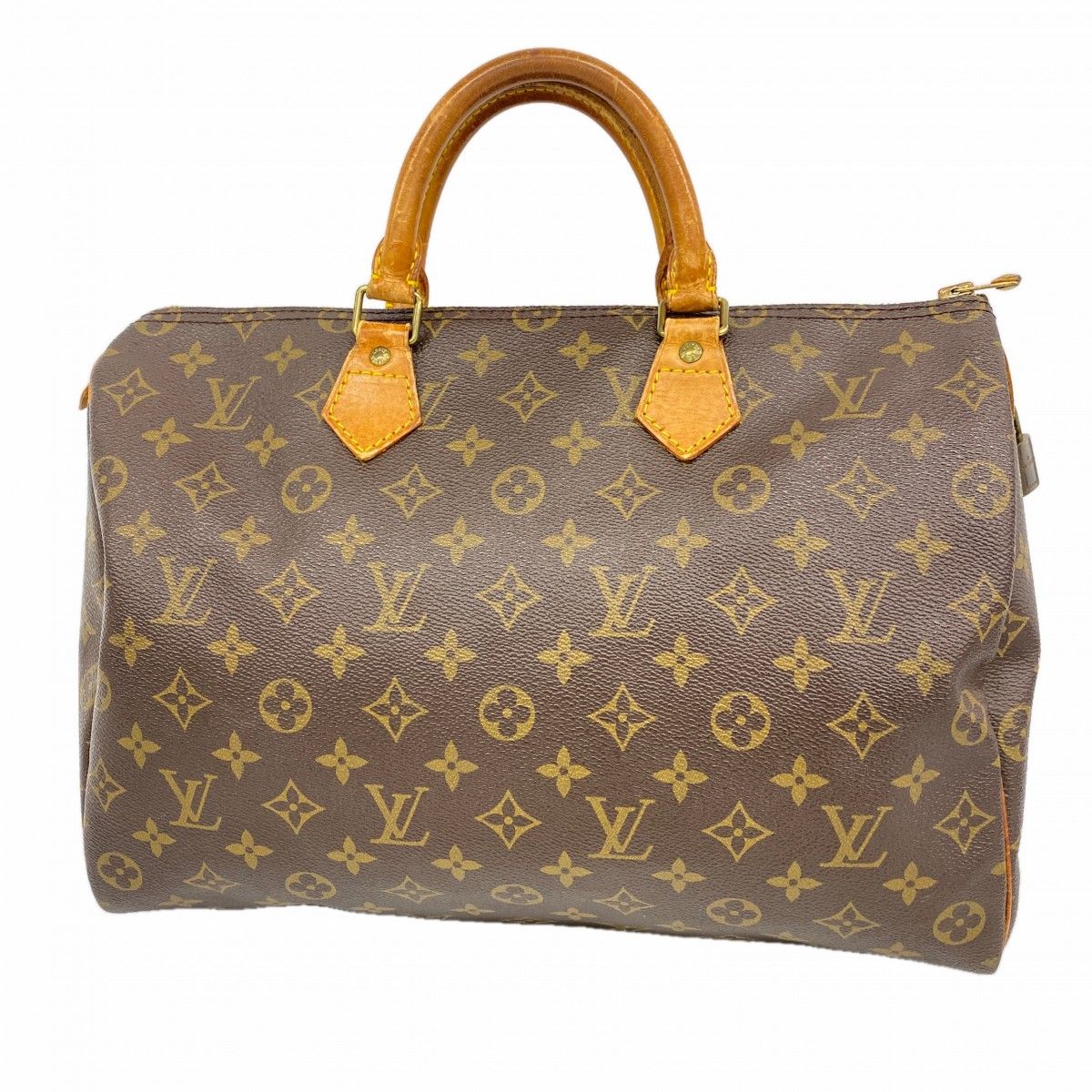 Louis Vuitton Handbag Monogram Speedy 35 Brown