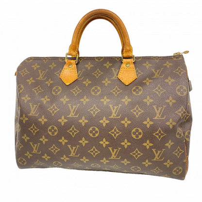 Louis Vuitton Handbag Monogram Speedy 35 Brown