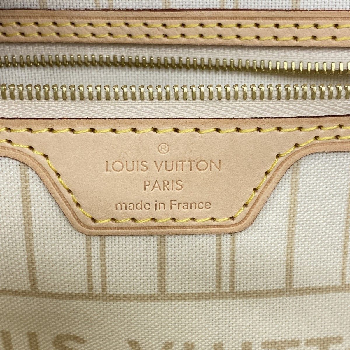 Louis Vuitton Tote Damier Azur Neverfull PM White — view 5