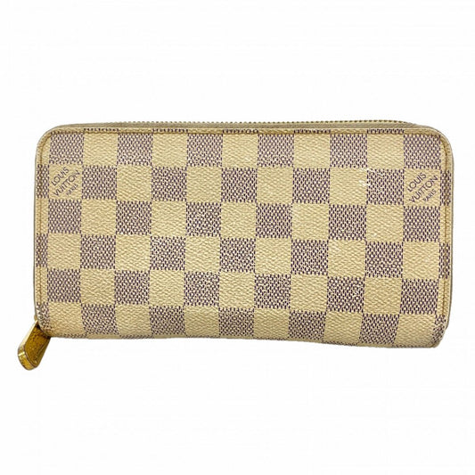 Louis Vuitton Wallet Damier Azur Zippy White
