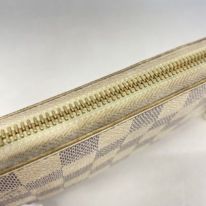 Louis Vuitton Wallet Damier Azur Zippy White — view 8