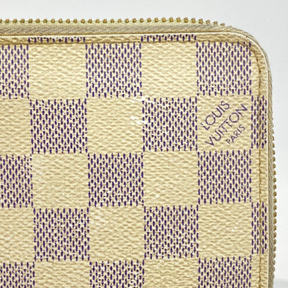 Louis Vuitton Wallet Damier Azur Zippy White — view 7