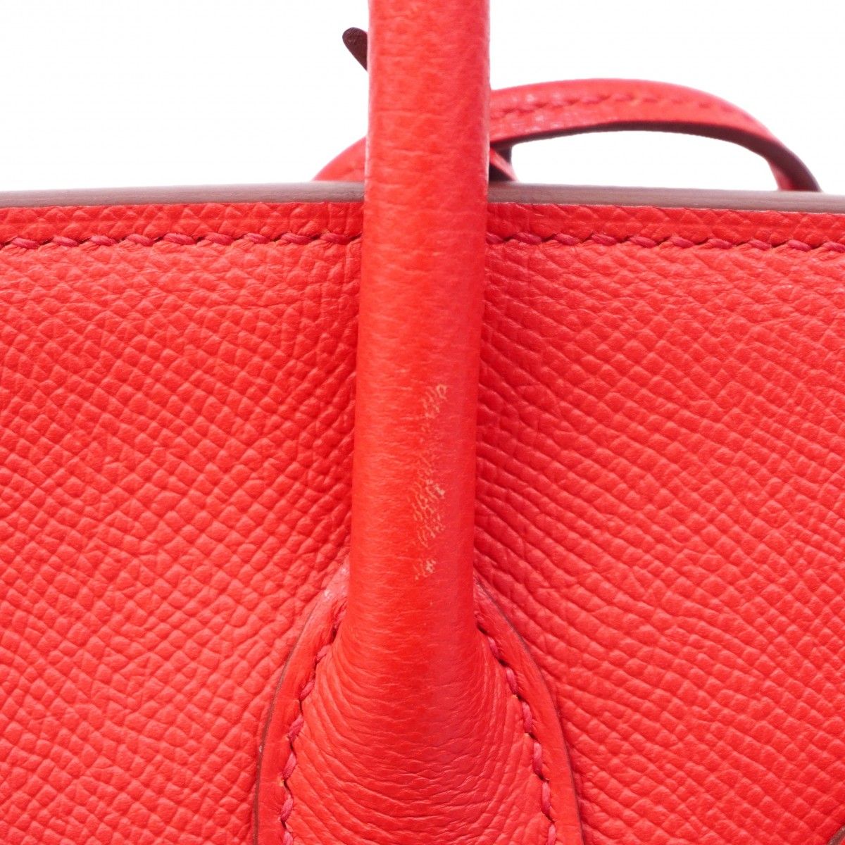 Hermes Handbag Birkin 30 Veau Epsom Rouge Pivoine Silver — view 8
