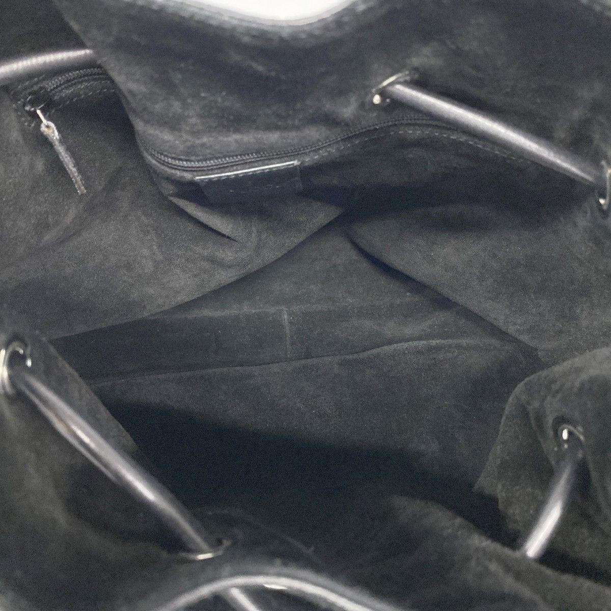 Gucci Shoulder Bag 001 Suede Black Gray Silver — view 4