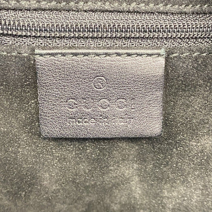 Gucci Shoulder Bag 001 Suede Black Gray Silver — view 5