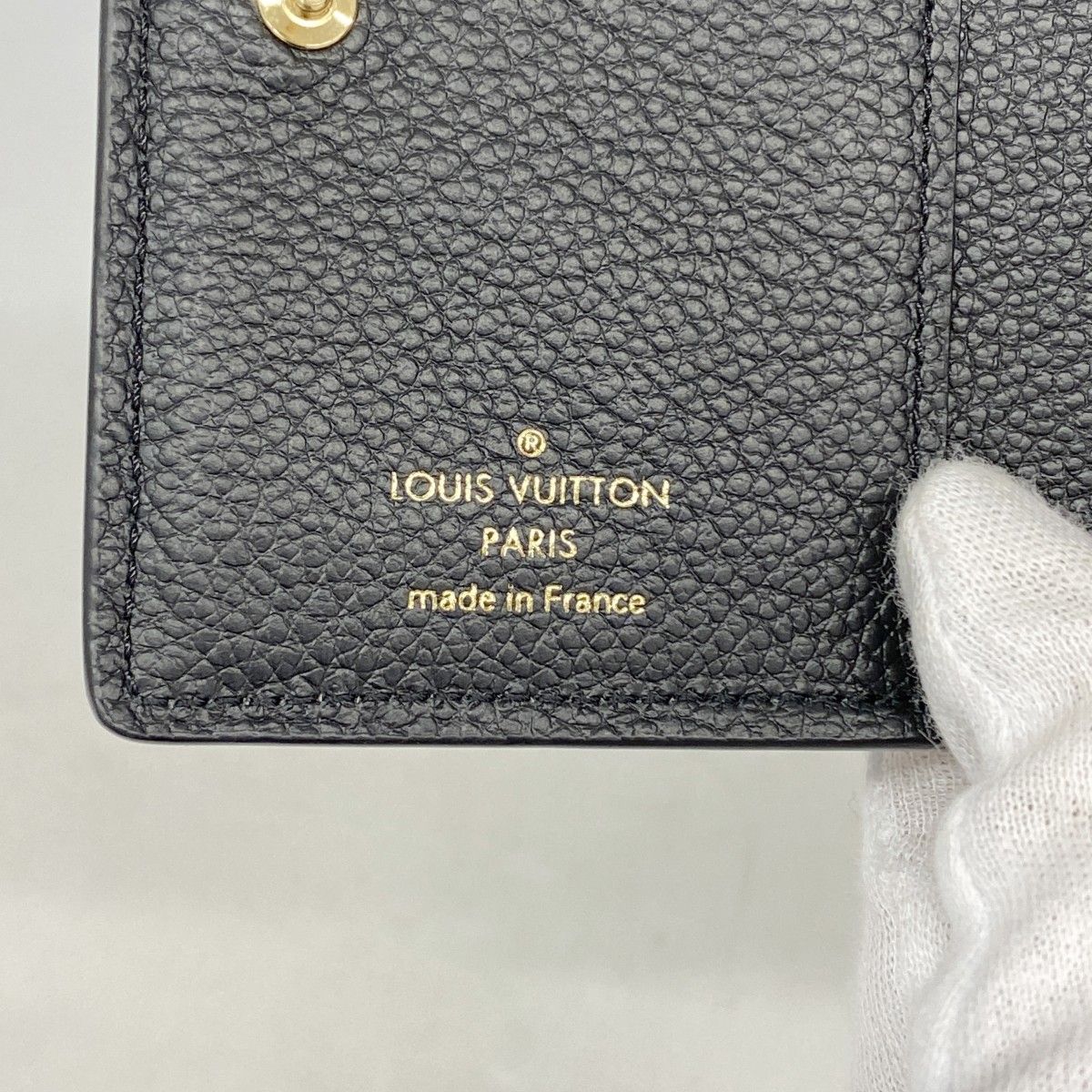 Louis Vuitton Wallet Monogram Empreinte Portefeuille Noir — view 4