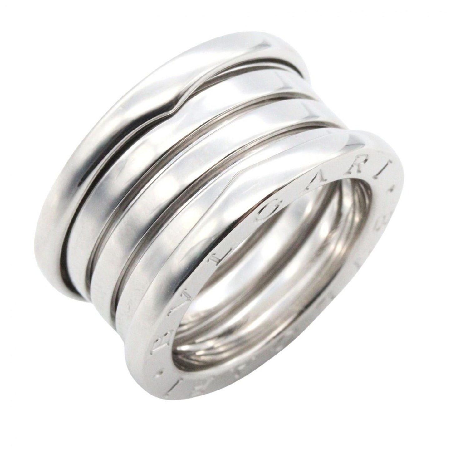 Bvlgari Ring B-zero One Band 18k White Gold
