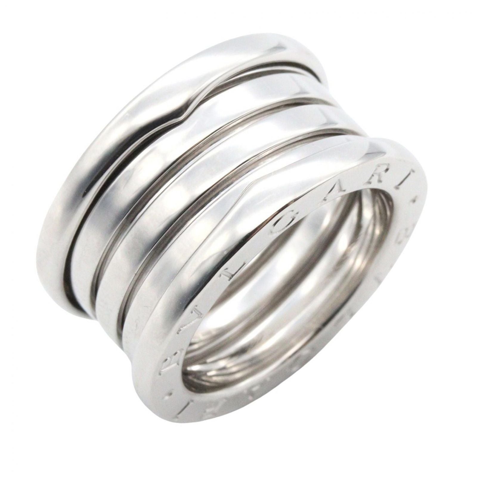 Bvlgari Ring B-zero One Band 18k White Gold