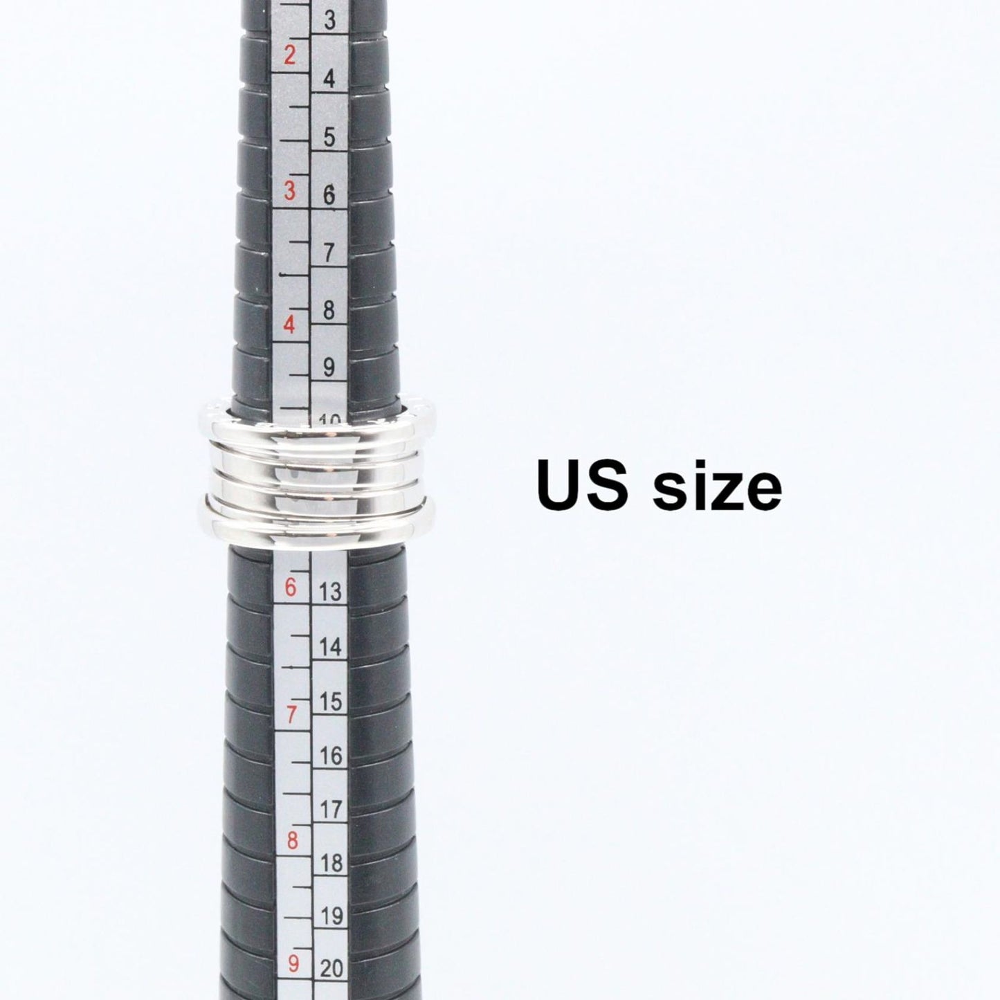 Bvlgari Ring B-zero One Band 18k White Gold — view 6