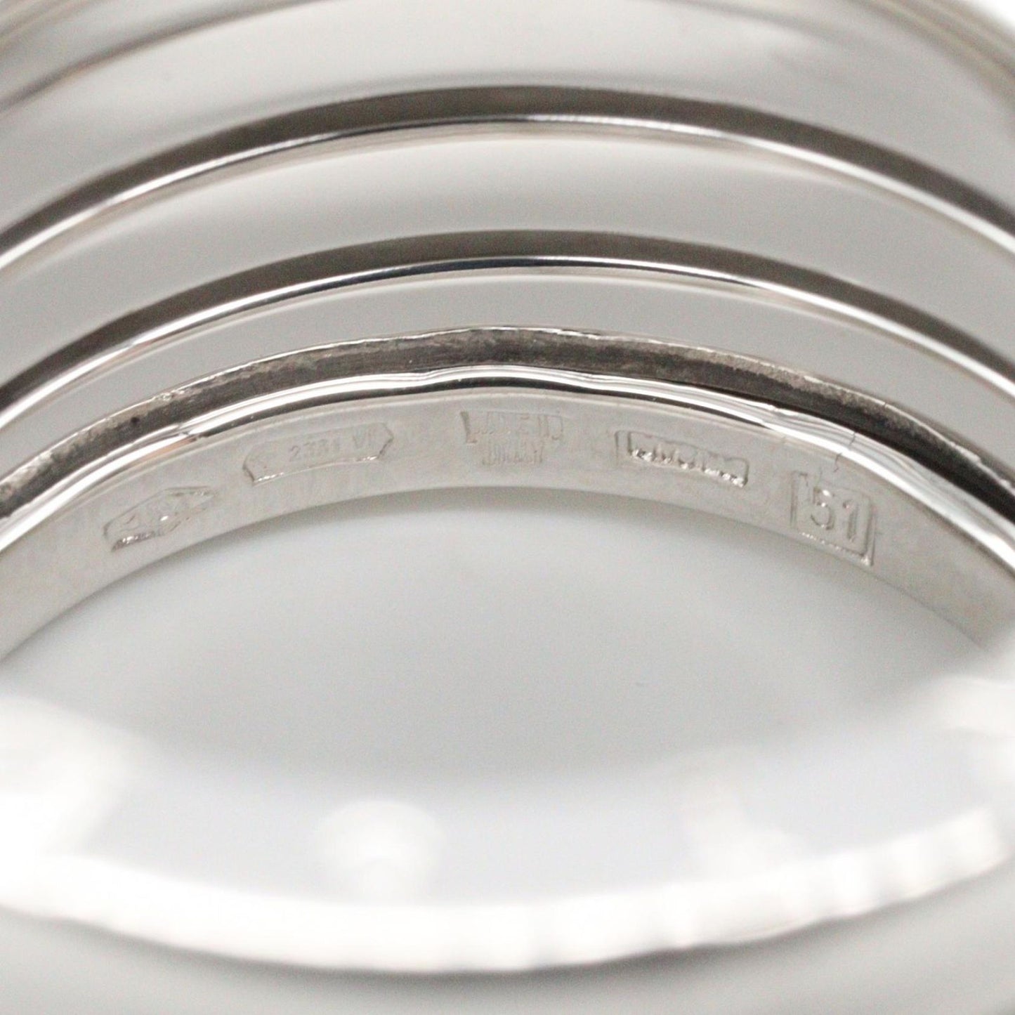 Bvlgari Ring B-zero One Band 18k White Gold — view 4