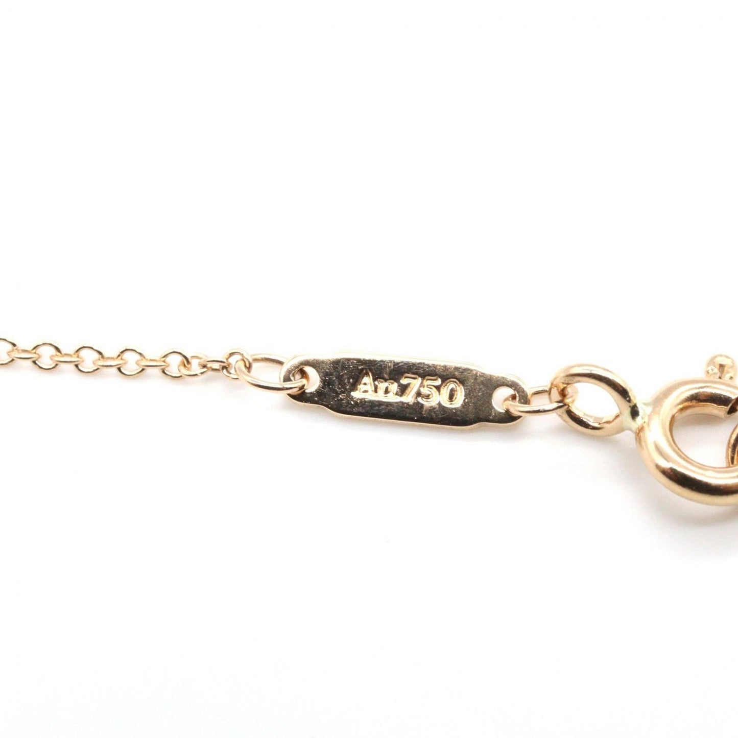 Tiffany & Co Necklace T Smile Mini 40.5 45.5 cm 18k Pink Gold — view 4