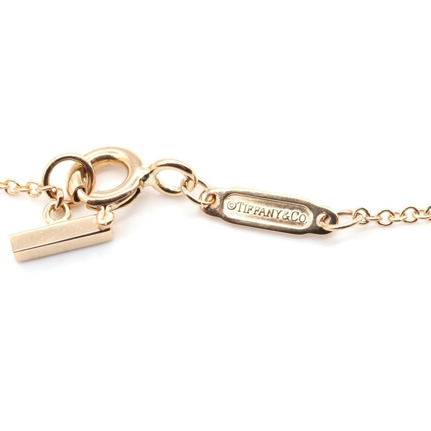 Tiffany & Co Necklace T Smile Mini 40.5 45.5 cm 18k Pink Gold — view 3