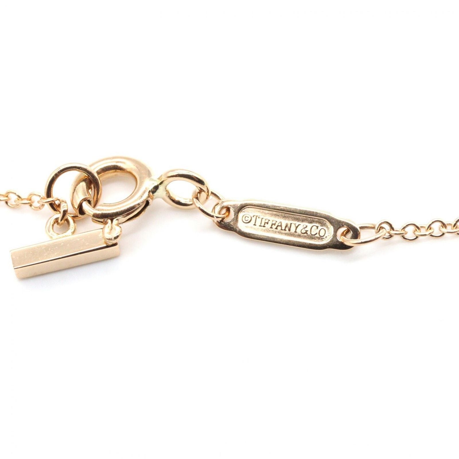 Tiffany & Co Necklace T Smile Mini 40.5 45.5 cm 18k Pink Gold — view 3