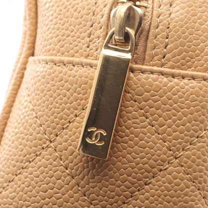 Chanel Handbag Quilted Beige Calf CC Logo Mini — view 7