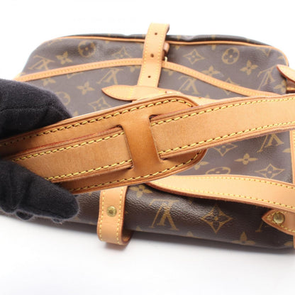 Louis Vuitton Shoulder Bag Saumur 30 Canvas Leather — view 9