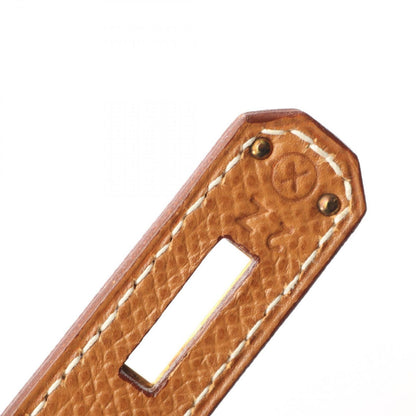 Hermes Handbag Birkin 35 Gold Leather — view 5