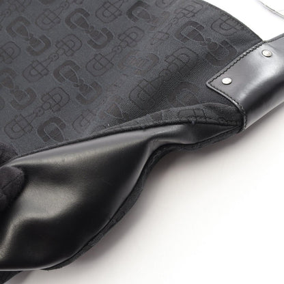 Gucci Shoulder Bag GG Pattern Black Canvas Leather — view 7