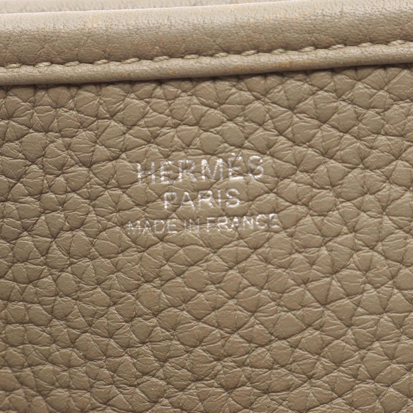 Hermes Shoulder Bag Evelyne 3 Trois PM Sage Leather — view 4