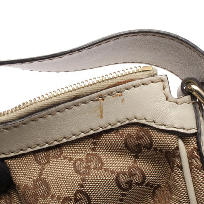 Gucci Shoulder Bag Ski GG Canvas Beige Ivory Ski — view 8