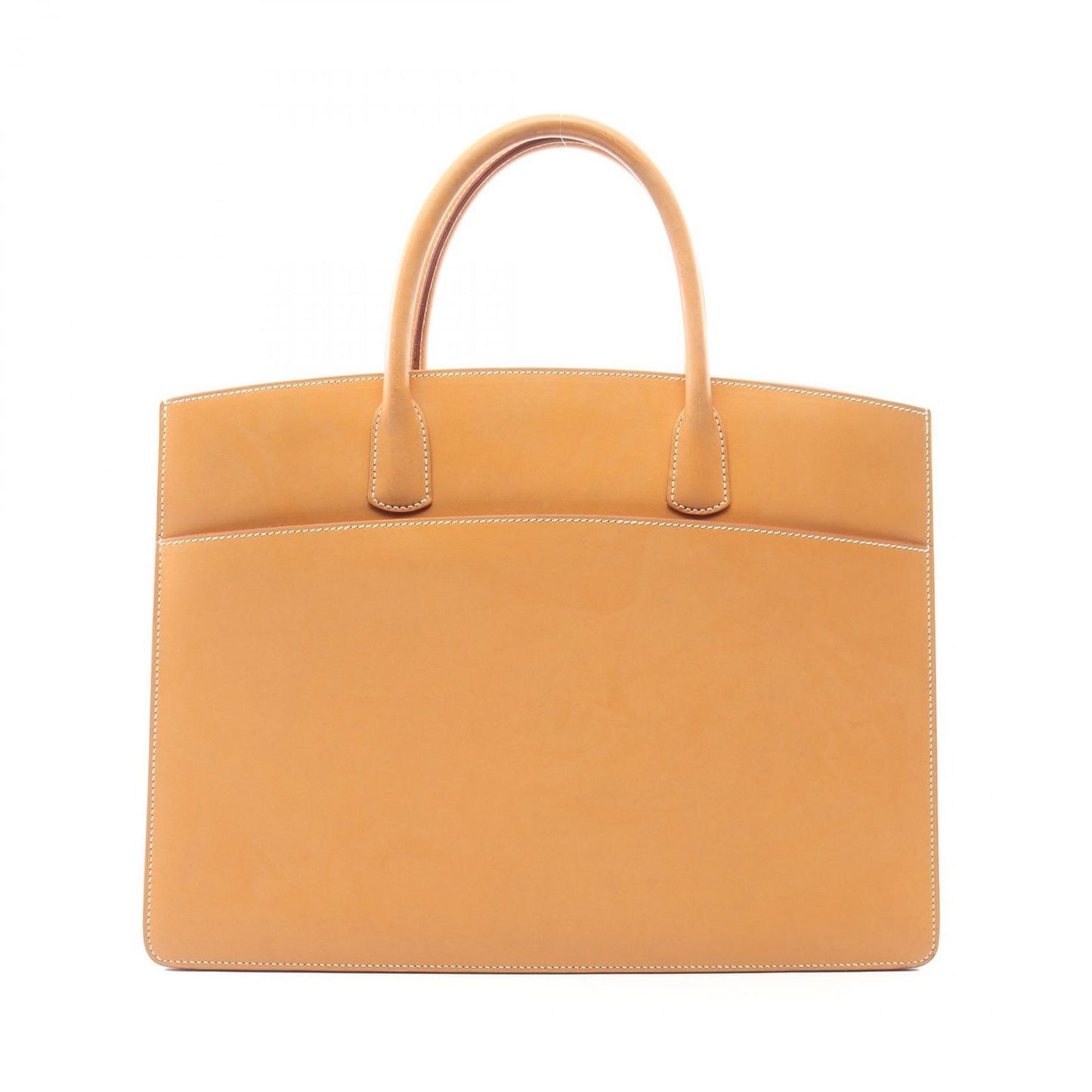 Hermes Tote White Bus GM Natural Leather Calf