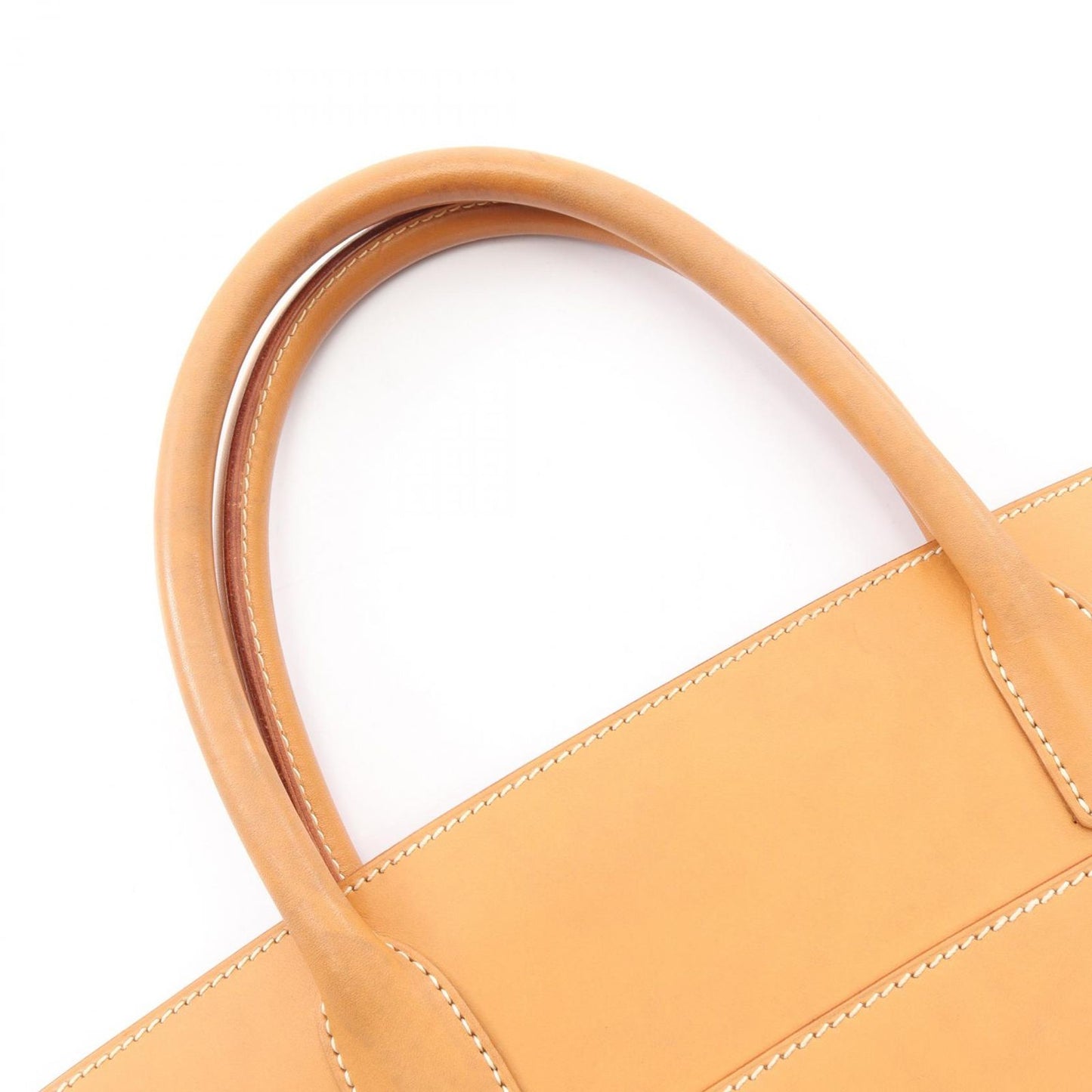 Hermes Tote White Bus GM Natural Leather Calf — view 7