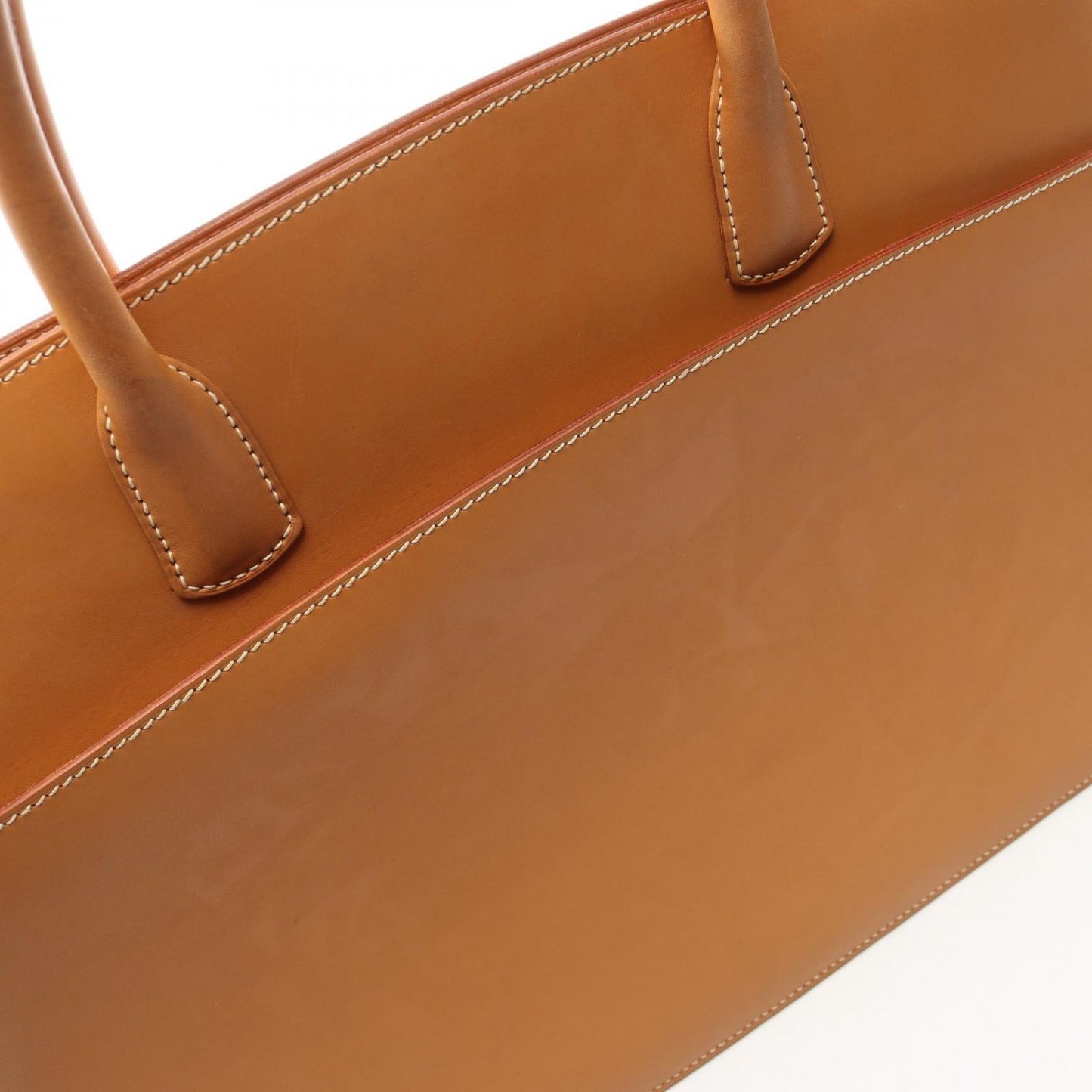 Hermes Tote White Bus GM Natural Leather Calf — view 8