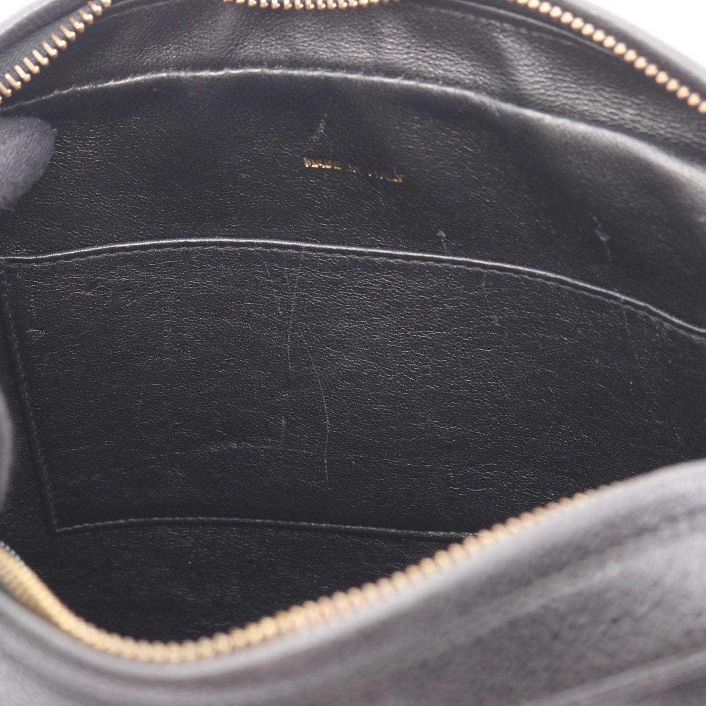 Chanel Shoulder Bag CC Logo Black Calf CC Chain — view 6