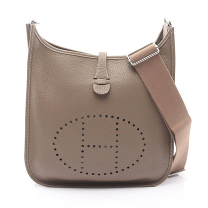 Hermes Shoulder Bag Evelyne 3 PM Etoupe Leather