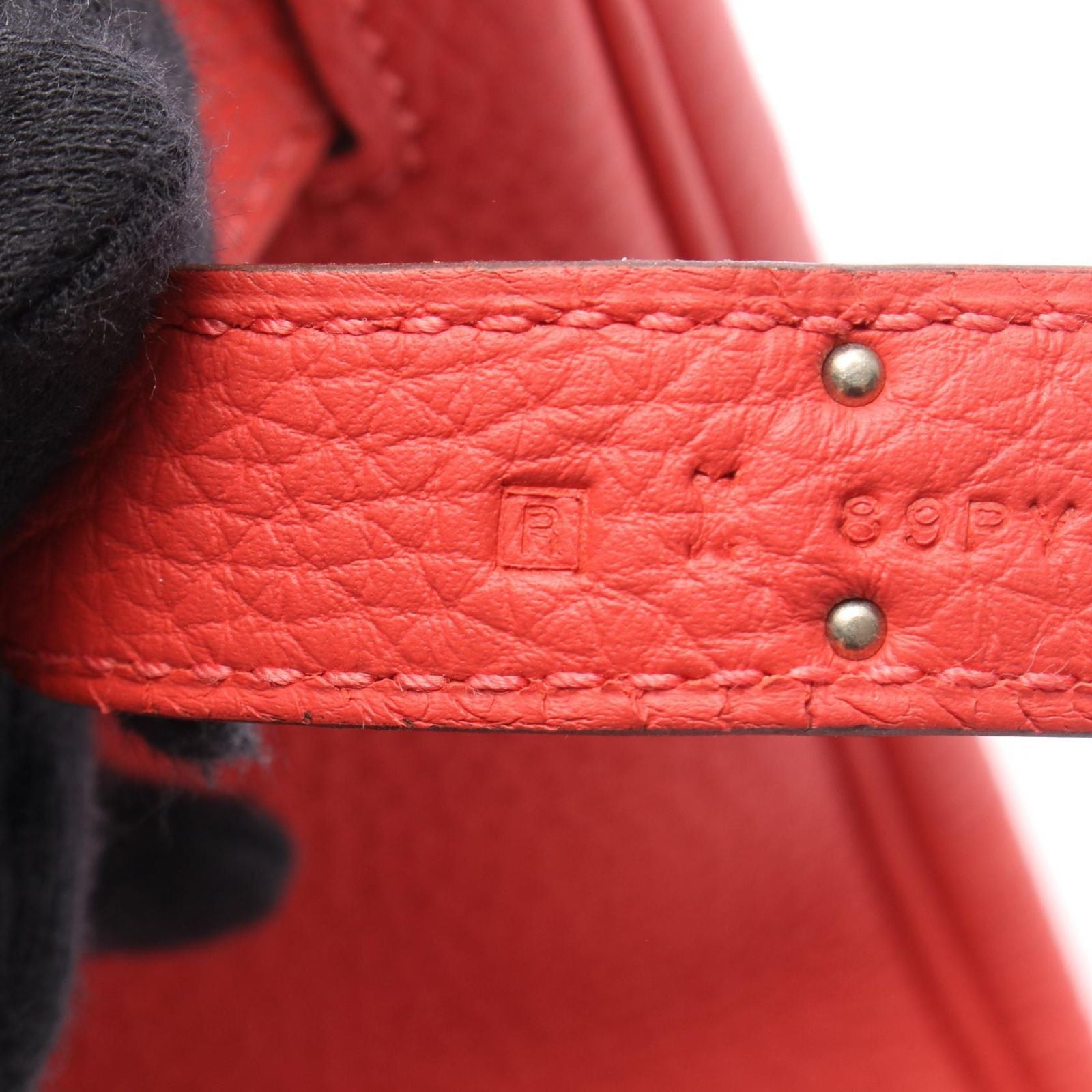 Hermes Handbag Birkin 30 Rouge Pivoine Leather — view 5
