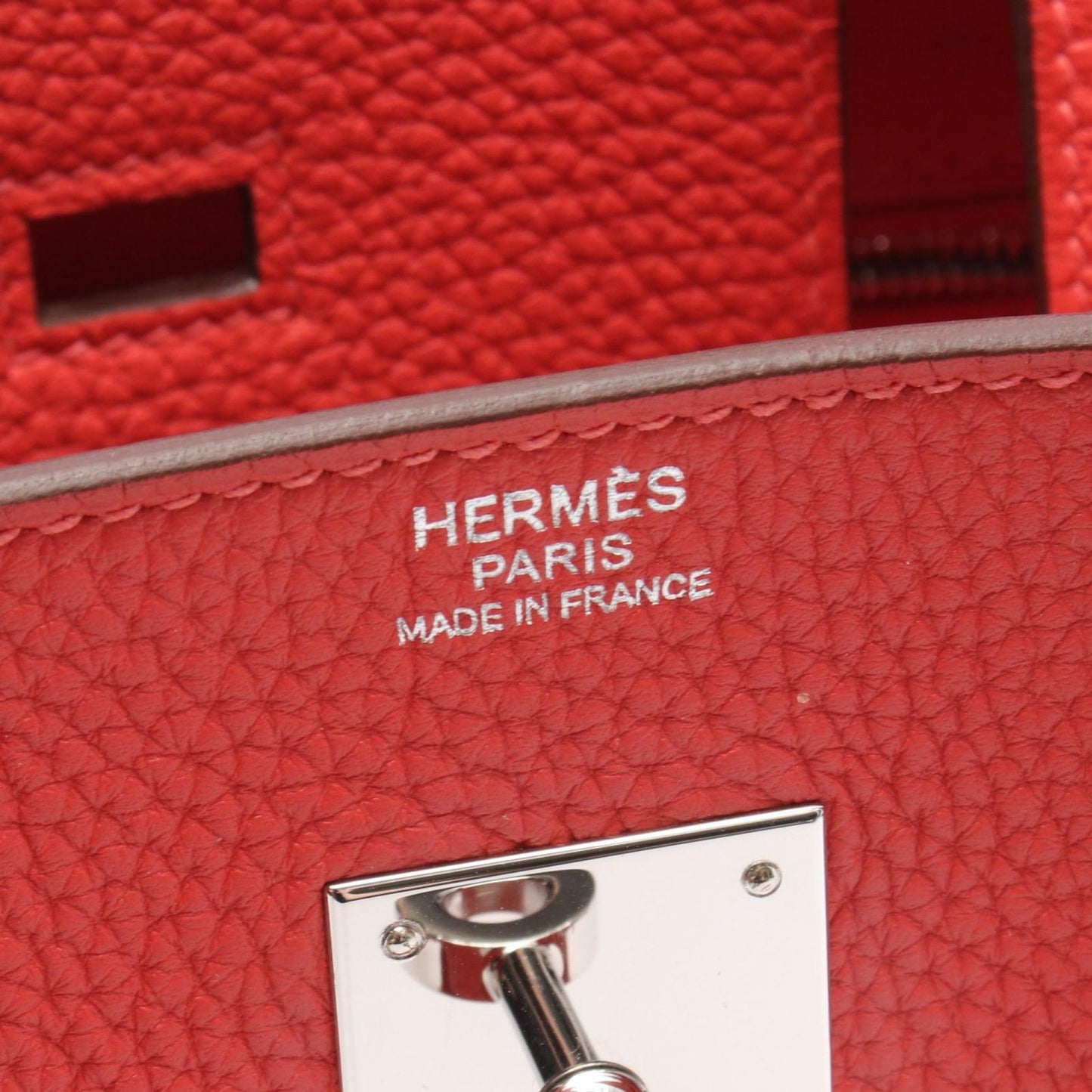 Hermes Handbag Birkin 30 Rouge Pivoine Leather — view 4
