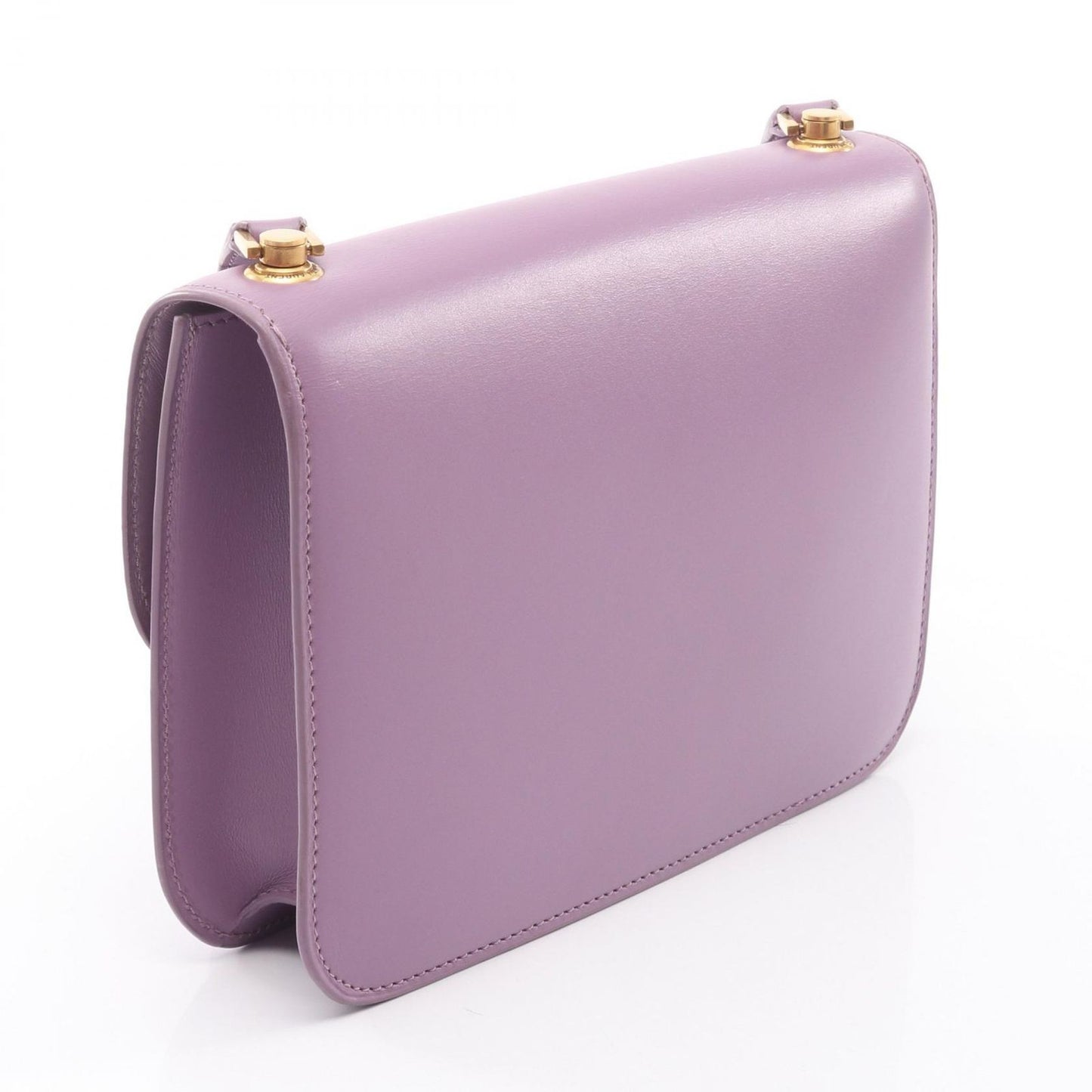 Saint Laurent Paris Shoulder Bag Carre Satchel Light Purple Leather — view 2