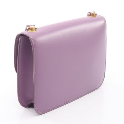 Saint Laurent Paris Shoulder Bag Carre Satchel Light Purple Leather — view 2