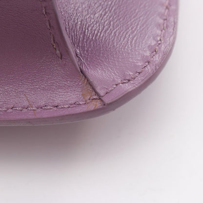 Saint Laurent Paris Shoulder Bag Carre Satchel Light Purple Leather — view 7