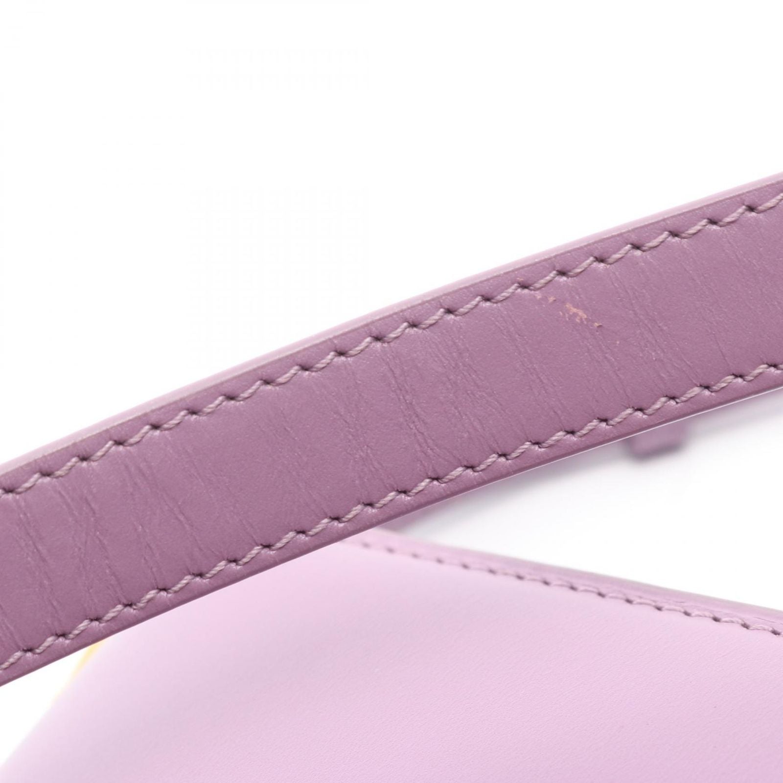 Saint Laurent Paris Shoulder Bag Carre Satchel Light Purple Leather — view 9