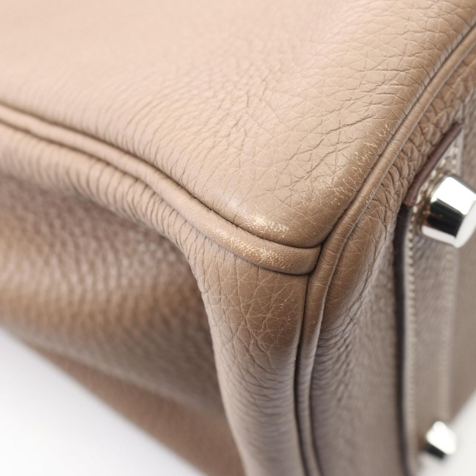 Hermes Handbag Birkin 30 Etoupe Leather — view 9