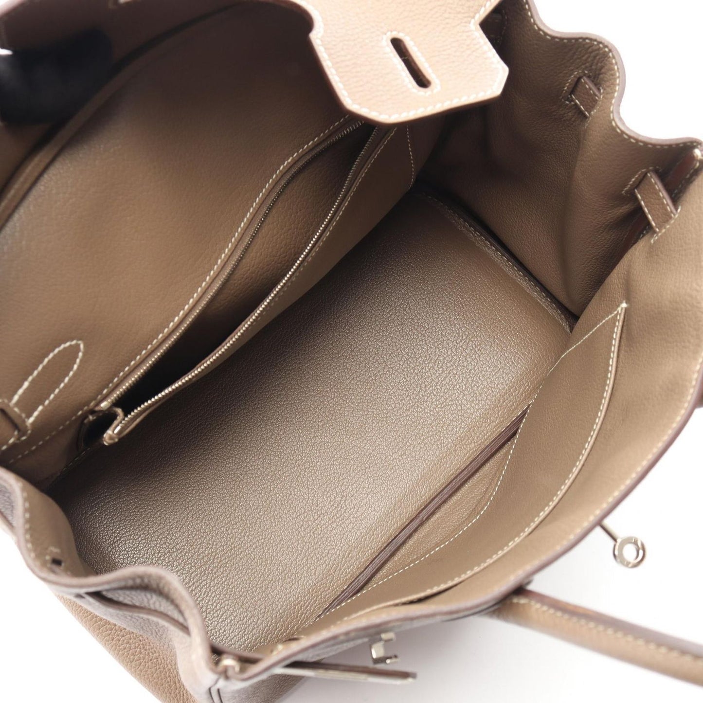 Hermes Handbag Birkin 30 Etoupe Leather — view 3