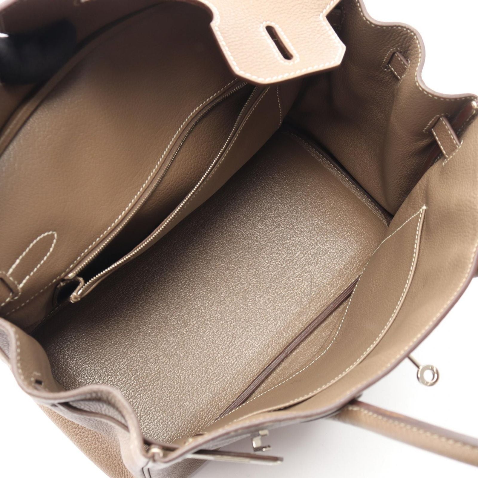 Hermes Handbag Birkin 30 Etoupe Leather — view 3