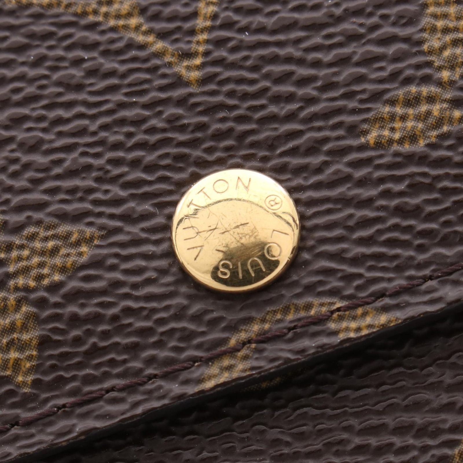 Louis Vuitton Bifold Wallet Pochette Porte-Monnaie Cles Leather — view 9
