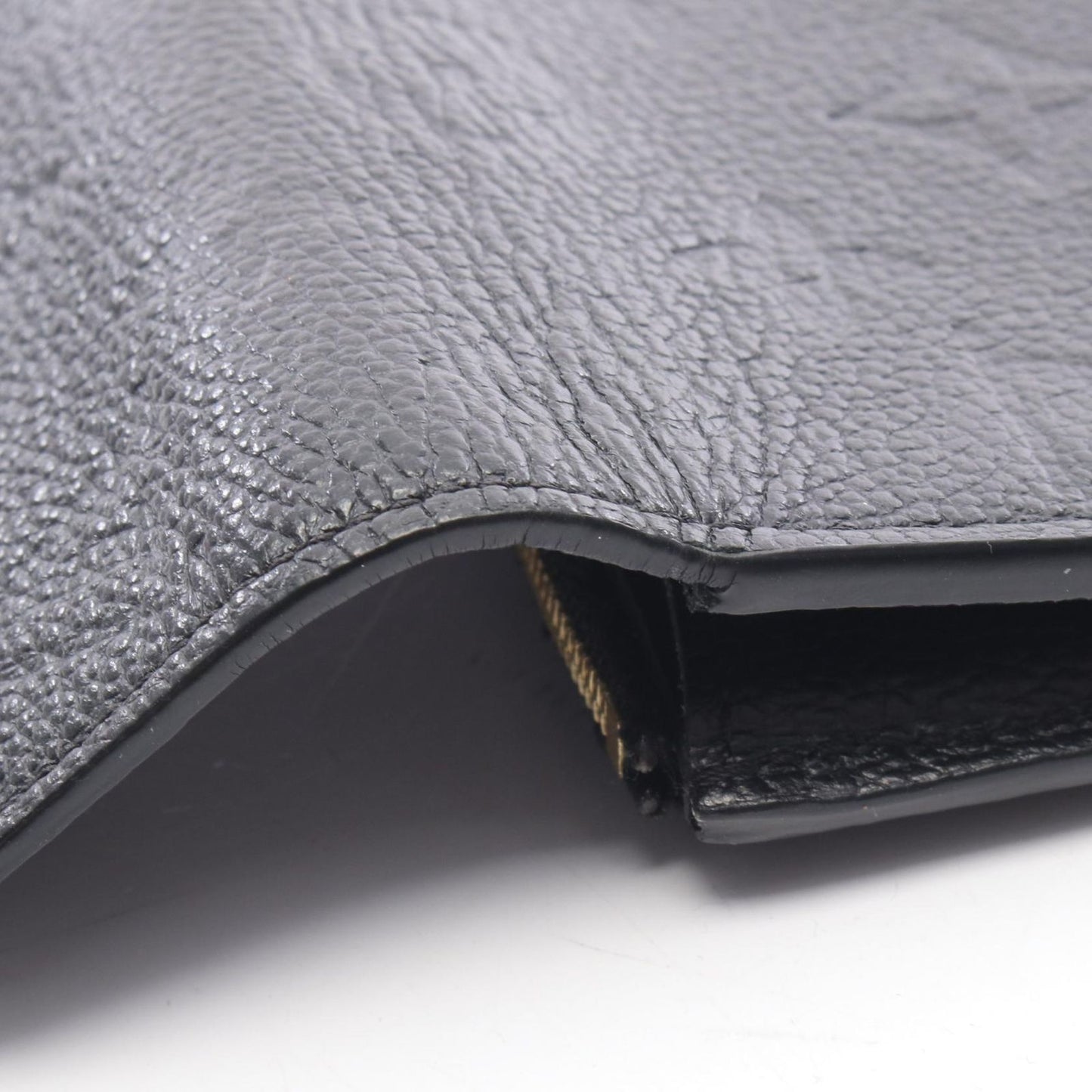 Louis Vuitton Coin Case Porte-Monnaie Rosalie Noir Leather — view 7