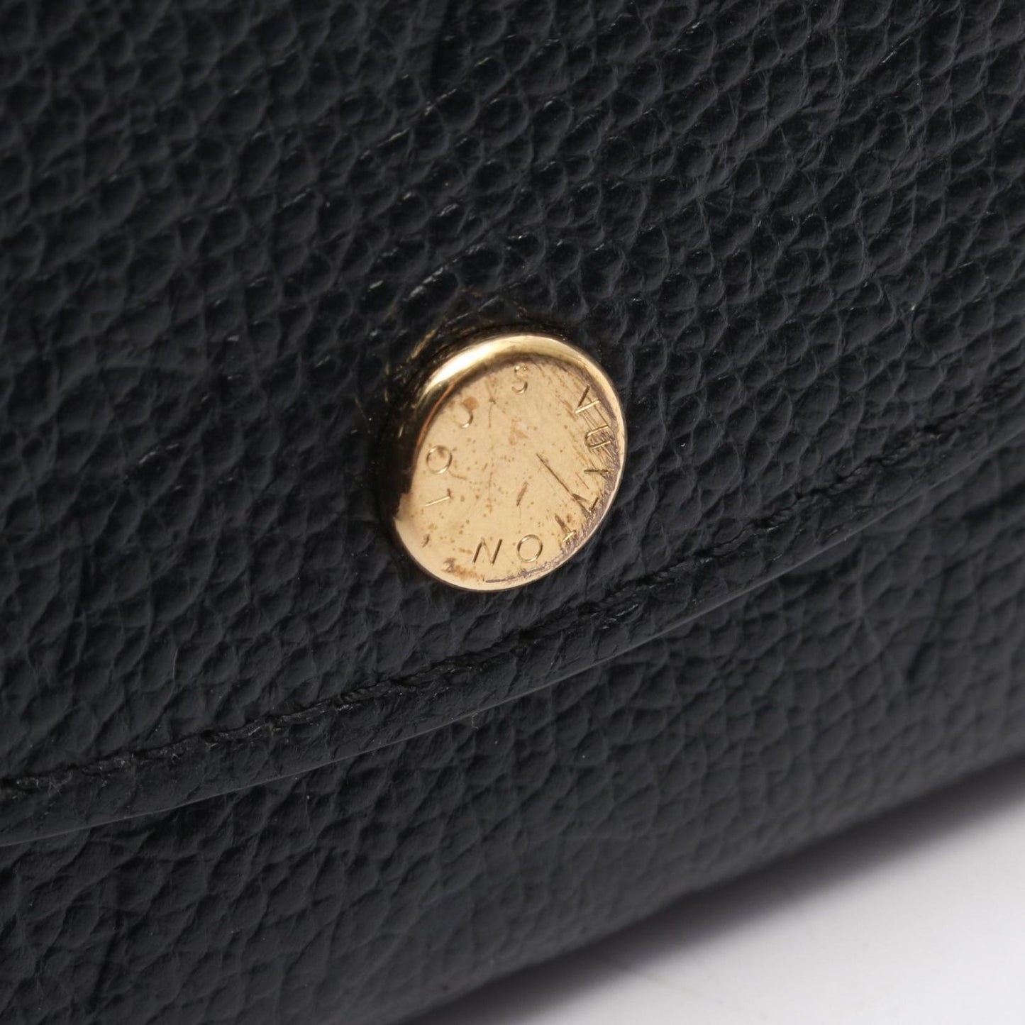 Louis Vuitton Coin Case Porte-Monnaie Rosalie Noir Leather — view 8