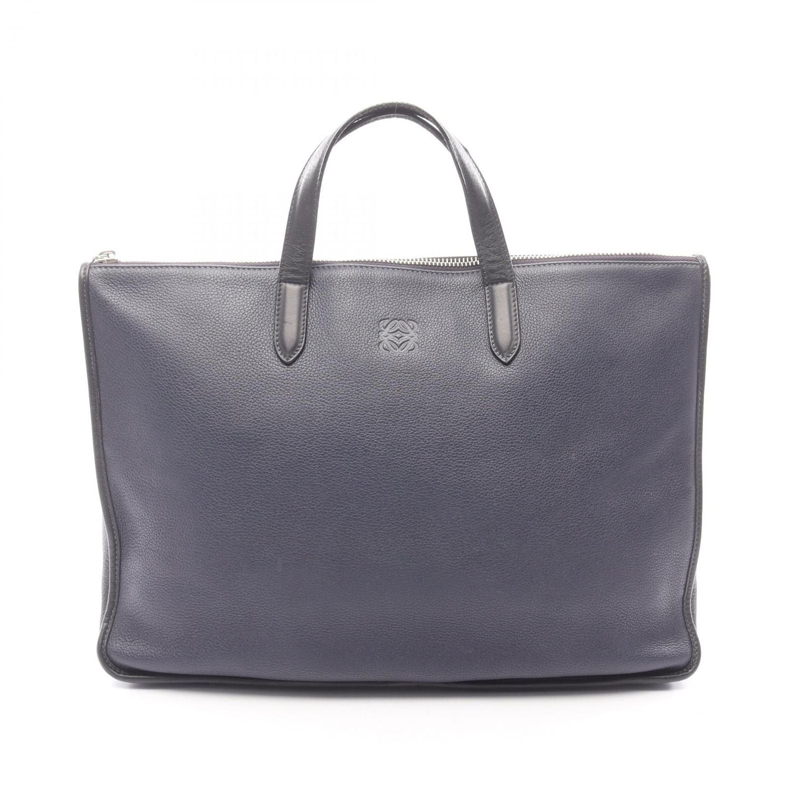Loewe Briefcase Toledo Navy Leather