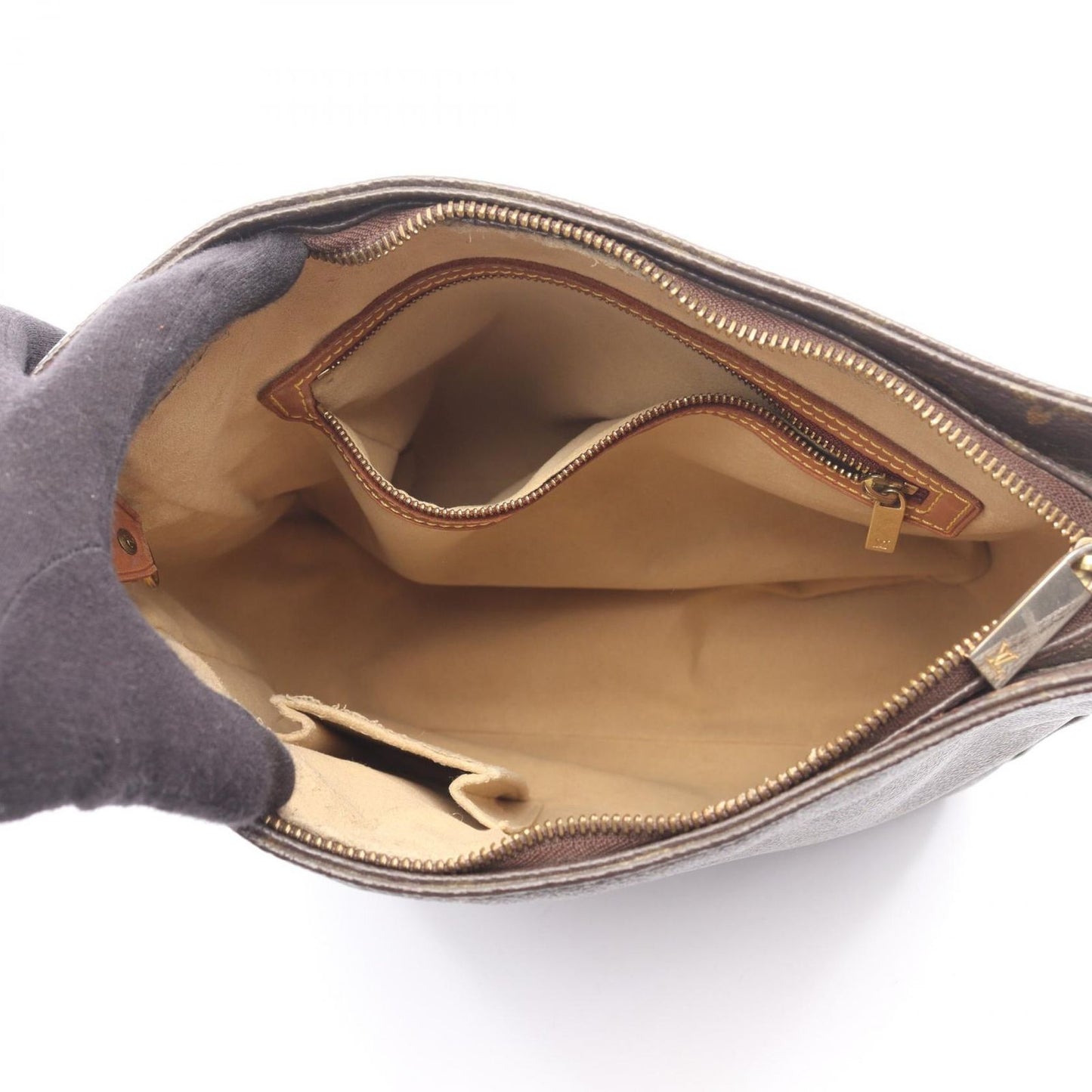 Louis Vuitton Shoulder Bag Looping GM Canvas Leather — view 3