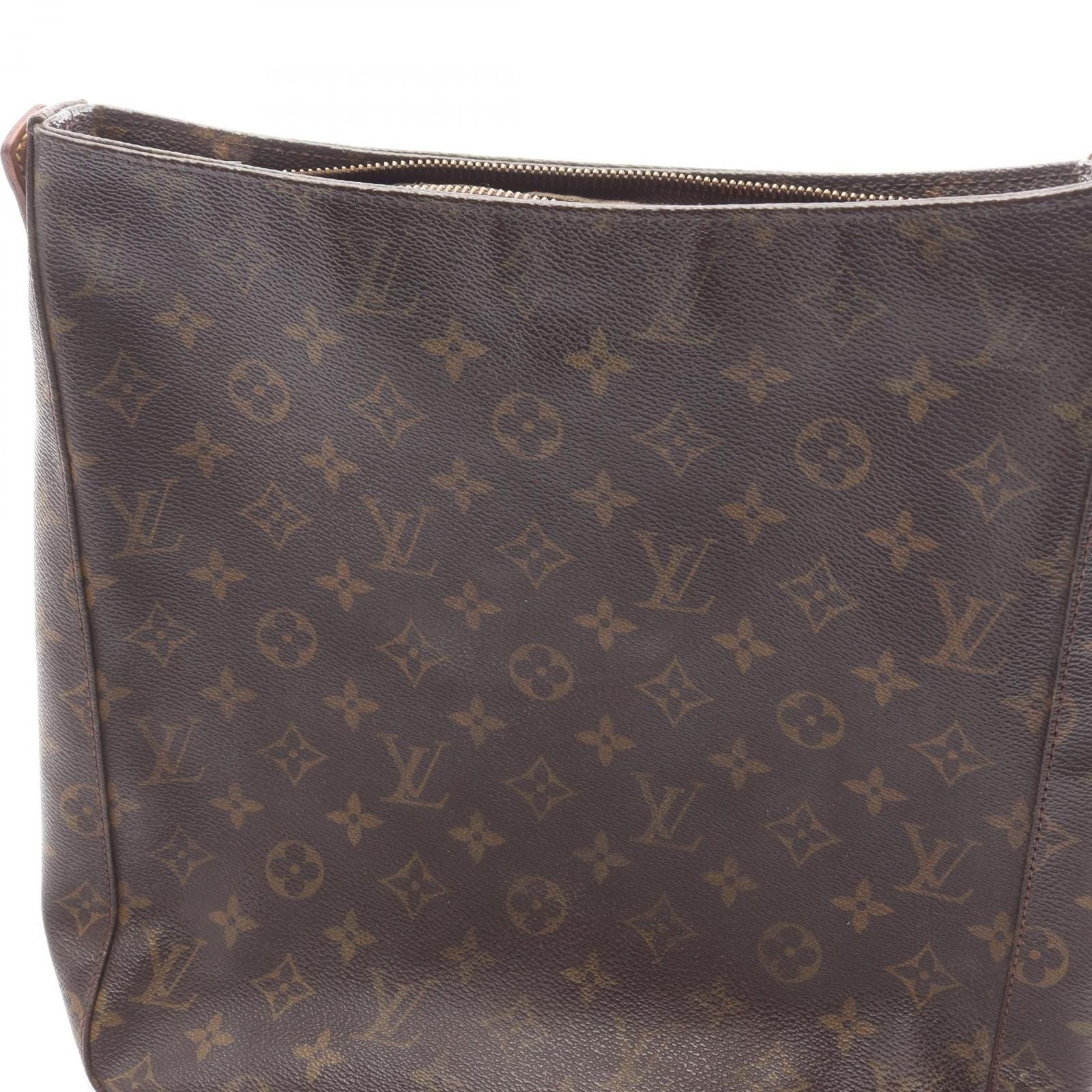 Louis Vuitton Shoulder Bag Looping GM Canvas Leather — view 9