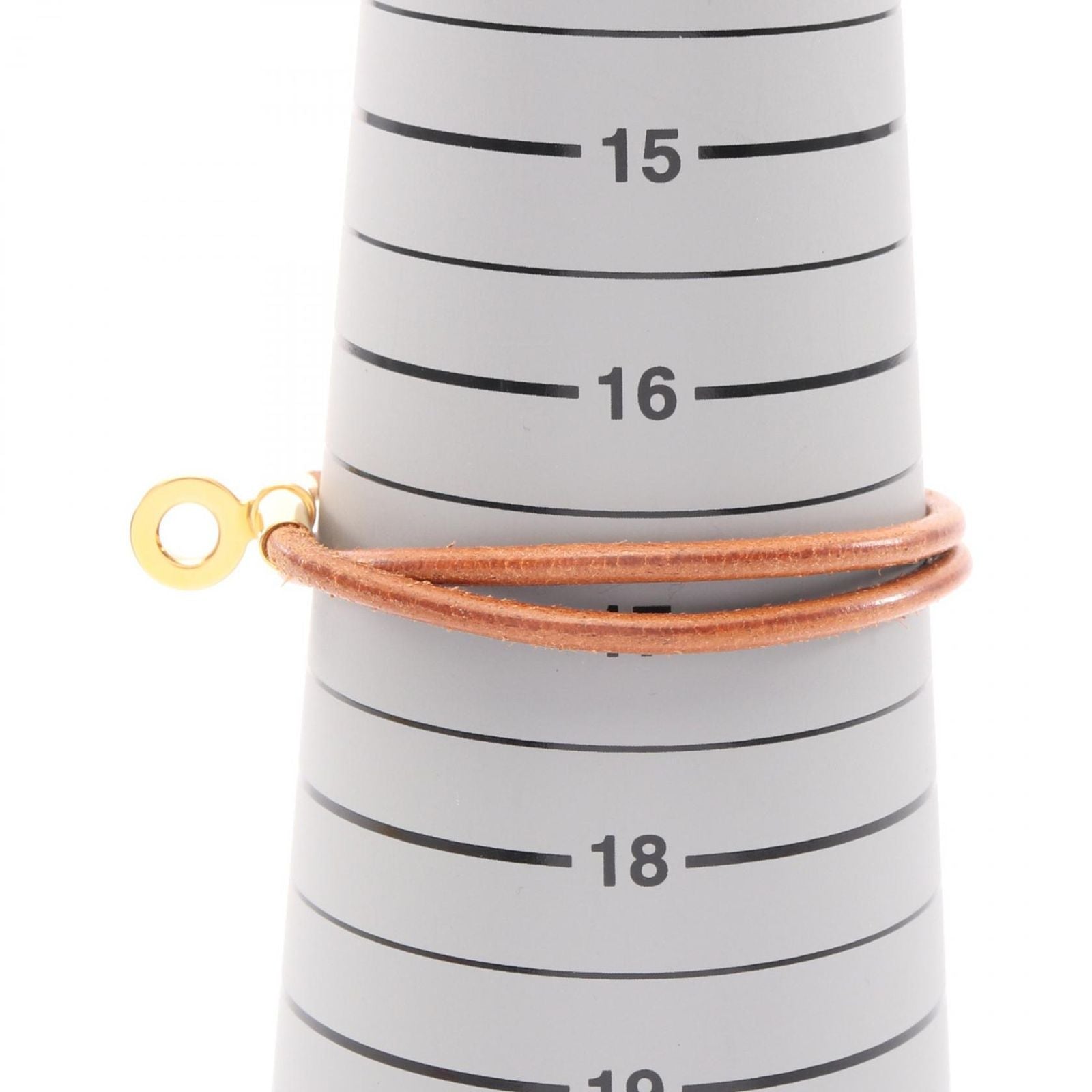 Hermes Bracelet Double Kelly Choker Leather — view 5