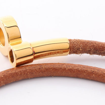 Hermes Bracelet Double Kelly Choker Leather — view 4