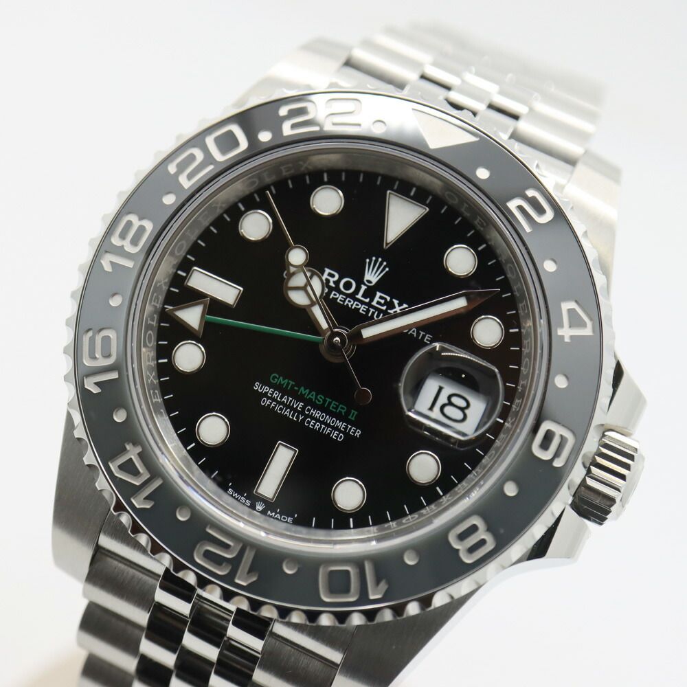 Rolex GMT Master 2 Gray Black Watch — view 2
